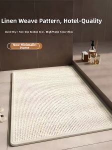 Water Absorbent Non-slip Waterproof Bathroom Mat