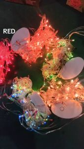 MABUHAY STAR Christmas Lights 80L 4.5M/100L 5.5M Rice Light Steady/Dancing/Twinkle Fairy Light