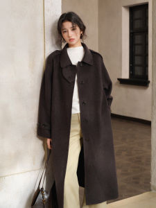 Retro Double Face Wool Coat