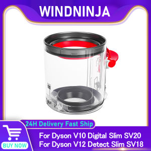 Dust Bin For Dyson V10 Digital Slim V12 Detect Slim SV18 SV20 Cordless Vacuum Cleaner Dust Canister Replacement Accessories