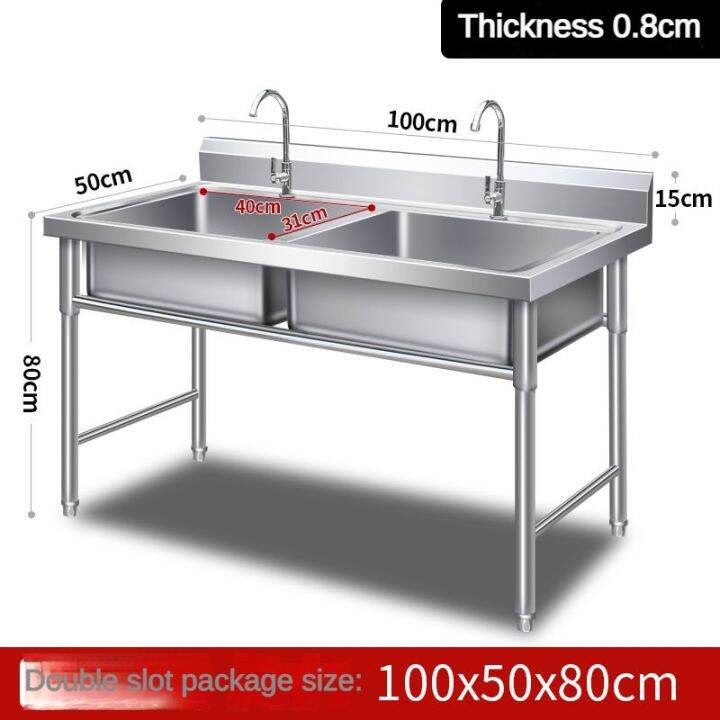 304 stainless steel sinks single double sinks Portable outdoor ...