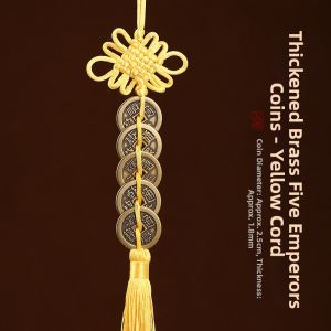 FUGUANGPUZHAO | Real Copper Emperor Coins Door-Hanging Gourd Amulet