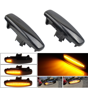 1Pair For Infiniti EX25 EX35 EX37 FX30d FX35 FX37 FX50 G25 G35 G37 JX35 M25 M35 M37 LED Dynamic Side Marker Turn Signal Lights