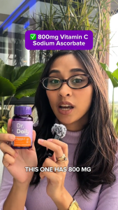 Dr. Daily Vitamin C | Sodium Ascorbate | Immunity Booster Collagen Support Non-acidic