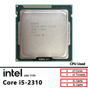 Intel | Intel Core I5-2310 I5 2310 Used 2.9GHz 6M Cache LGA 1155 95W Quad-Core Processor