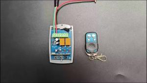2Channel Relay Garage Receiver + Gate Remote Transmitter 433MHz Switch DC AC 7-32V 85-250V 220V Rolling Code