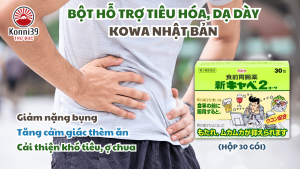 BỘT HỖ TRỢ TIÊU HÓA DẠ DÀY KOWA NHẬT BẢN (HỘP 30 GÓI)