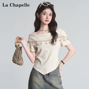 La Chapelle | Áo Thun Nữ Ôm Body Asymmetrical Có Fringe