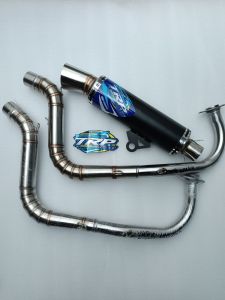 (FREE BRAKET+GANTUNGAN KUNCI) KNALPOT SAMLONG ORIGINAL TRP MUFFLER BLACK COATING VARIOBEATAEROXNMAX DLL