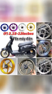 Vành mâm cnc 12inches xe máy điện yadea  Vinfast evo vento feliz kazla [ vành bánh lẻ trước ] BSTracing tproracing_moto
