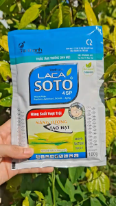 [VTNN TIEN KHOA] Thuốc trăng trưởng LACA SOTO 4SP gói 100 gram giúp vô gạo chắc tới cậy nặng ký dưỡng xanh lá đòng