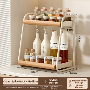 Multifunctional Spice Organizer 2 Tiers