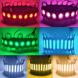 10PCS Led Modules Combination Hard Strip Light 12V COB Light Backlight Shop Banner Waterproof IP65 Room Truck Sedan Decorations
