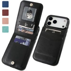 for iPhone 17 Pro Max Wallet Case with Max 6 Credit Card Holder Premium Leather Clasp Kickstand Flip Shockproof Protective Caser for iPhone 17Air16 Pro Max16E15 Plus14 Pro1312