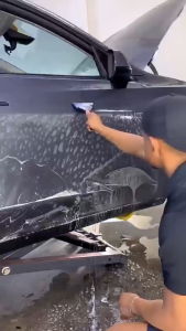 Scraper Window Tint Clean Tool Rubber Blades Water Wiper Vinyl Scraper Wrapping