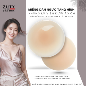 Miếng dán ngực tang hình dán ngực hình tròn mềm mỏng siêu dính không lộ viền Miếng dán ngực xin ZUTY