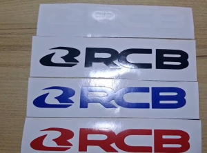 RCB Racing Boy Vinyl Sticker For Motorcycle.