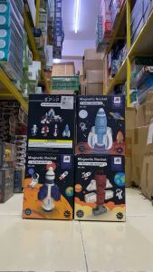 Mainan Anak B.POP MAGNETIC ROCKET Magnetic Drawing Edukasi Robot Anak
