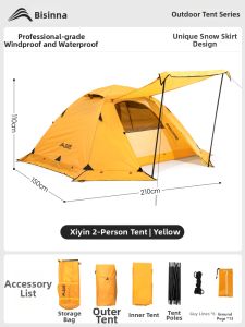 BSWOLF | Waterproof All-Weather Camping Tent Set