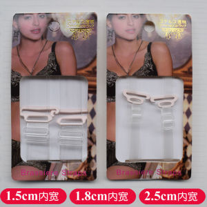 Translucent Frosted Elastic Shoulder Strap Bra Bandeau Summer Anti-Slip Invisible Hook 2.5cm Inner Width 3.0cm Strap Underwear