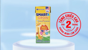 Thùng 48 Hộp Sữa Bột Pha Sẵn SMARTA GROW Nutricare Tăng Chiều Cao Phát Triển Trí Não Tăng Sức Đề Kháng Cho Bé Từ 1 Tuổi