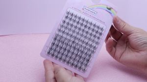 100 Cụm Mi Giả Hoa Hướng Dương Kiểu C Cong Tự Nhiên Phong Cách Cosplay Nhiều Độ Dài 11-13mm Tái Sử Dụng 10 Hàng Mi Tự Làm
