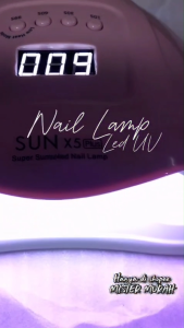 Alat Pengering Kutek Kuku Gel Nail Art UV LED Mini Smart Portable dry