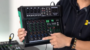 Kevler Professional RMX - 6 6 Channel Compact Mixer with Sub out kevler mixer bluetooth usb subwoofer out Kevler FMX-6 6-Channel Compact Mixer | Bluetooth USB MP3 32-bit DSP Effects | Phantom Power 48V | Live Studio & Karaoke Mixer