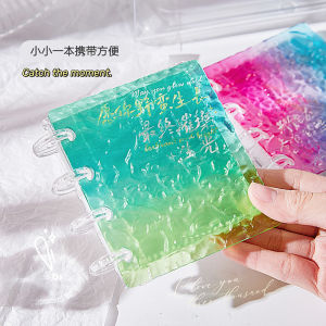 Dopamine Acrylic Mushroom Card Album High Value Gradient Ice Breaker 3 Inch Card Album Idol Little Card Storage Album