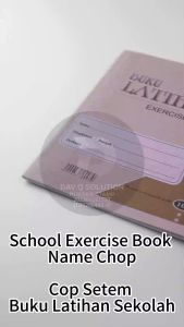 School Student Exercise Book Name Chop/Sekolah Nama Cop Stamp/Name Stamp/Rubber Stamp/Self Ink Rubber Stamp