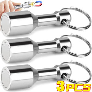 ตะขอแขวนพวงกุญแจแข็งแรง3ชิ้นกันหายเครื่องมือสำหรับเก็บของในบ้านแบบพกพา