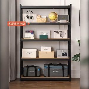 [24 Hours Shipped][Bearing 450KG]Steel Rack Shelves Metal Heavy Duty Stante Grocery Rack Organizer Metal Rack Organizer Shelf Layer Boltless Rack 5 Layer