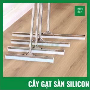 Cây Gạt Sàn Silicon Cây Gạt Sàn Công Nghiệp Tay Cầm Ống Inox Dày Kích Thước Cây Gạt Sàn Từ 35cm Đến 75cm