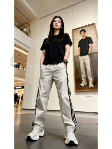 Loose Straight Sweatpants for Summer Male Adolescents