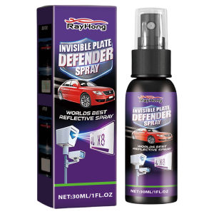 [ร้านเครื่องมือ Bside] สเปรย์ป้องกันป้ายทะเบียน30มล. สเปรย์ป้องกันที่มองไม่เห็นสเปรย์ป้ายทะเบียนรถที่มองไม่เห็นสำหรับการใช้งานภายในและภายนอก