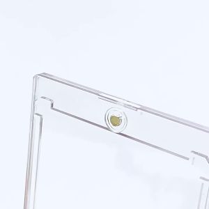 1/5/10PCS Clear Card Holder Magnetic Attraction Type Gaming Sports Trading Card Display Case Kpop Idol Photo Protective Sleeves