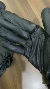 SARUNG TANGAN HITAM PCS 100 PCS SARUNG TANGAN KARET NITRILE PELINDUNG TANGAN SERBAGUNA