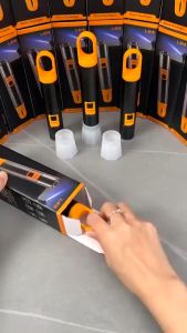 Senter Sorot Camping Lampu LED Emergency CAS Multifungsi Super Terang Anti Air Waterproof Telescopic Zoom Cahaya Jarak Jauh