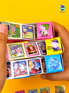 Ultraman Shiny Cartoon Roll Stickers Peppa Pony Piglet Children Stickers Kindergarten Reward Stickers