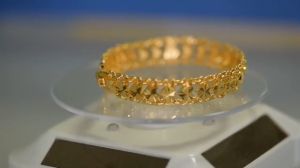 Bracelet Innocence 18k Gold Pawnable Original Lucky Peach Heart Wedding Wedding Couples Jewelry for Men and Women