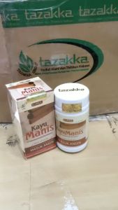 TAZAKKA Ekstrak Kapsul Kayu Manis BPOM Murni Original isi 60 Obat Diabetes Penurun Gula Darah Alami