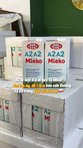 Thùng 12 Hộp Sữa Tươi Mlekovita A2A2 Nguyên Kem Cao Cấp - Hộp 1L nhập khẩu Ba Lan Độ Béo Cao 3.8 Dễ Tiêu Hóa Giàu Đạm và Canxi