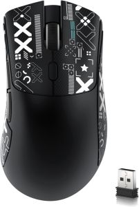 ATTACK SHARK | Attack Shark R1 Wireless Gaming Mouse 55g Lightweight 18000dpi PAW3311 Tri-Mode 2.4G/Bluetooth 5.2/USB-C for PC/Mac