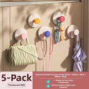 Hotata | Damage-Free Strong Load Door Hook Vacuum Suction Wall Hook