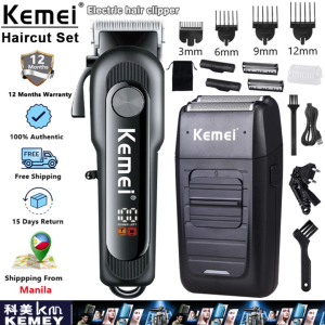 Kemei KM-1132/1102 Rechargeable Hair Clipper Kit Electric Beard Shaver For Men Professional Razor For Haircut Original