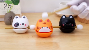 [iRojak] Cute Animal Fortunate Wooden Fish Decompression Toy Percussion Instrument 小木鱼解压玩具 Mainan Comel - BT411