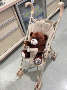 รถเข็นเด็ก CUBY รถเข็นเด็กแบบพับได้ ของเล่นการเล่นบทบาท ของเล่นการเดินสำหรับเด็กผู้หญิง ของขวัญวันเกิด