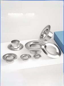 Stainless Steel Metal Eyelets Chicken Eyelets Outdoor Tent Cloth Bath Curtain Hollow Rivet Anti Rust Hardware Accessories