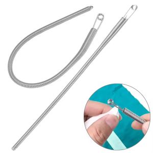 Bendable Cord Threading Spring Cord Threading Tool Eyelet Threader Clothes Elastic Lace Threading Spring