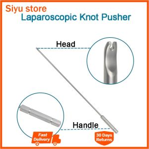 Laparoscopic Knot Pusher Laparoscopic Instruments Stainless Steel Laparoscopy Surgery Simulation Training Tools